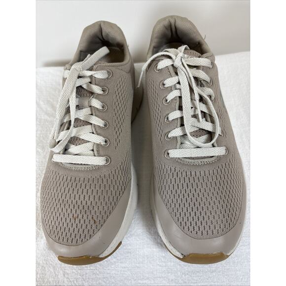 Skechers Arch Fit Athletic Walking Sneakers Shoes Taupe Mesh Comfort 7 - Picture 3 of 13